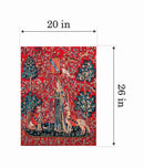 Can.Seul Lady with a Unicorn Printed Tapestry Canvas for Half Stitch by Margot de Paris MRC1432205