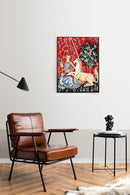 Needlepoint canvas for halfstitch without yarn Lady Unicorn View MRC1531134 Margot de Paris Printed Tapestry Canvas