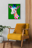 Needlepoint canvas for halfstitch without yarn The Spots of the Giraffe MRC1531438 Margot de Paris Printed Tapestry Canvas