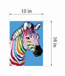 Needlepoint canvas for halfstitch without yarn The Stripes of the Zebra MRC1531439 Margot de Paris Printed Tapestry Canvas