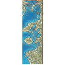 Red Brook Harbor to Pocasset Map Home Decor Art Print on Real Wood