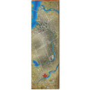 Rideau Canal, Canada Map | Wall Art Print on Real Wood