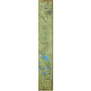 Route 13, Indiana Satellite Styled Map Large Wall Art | Wall Art Print on Real Wood