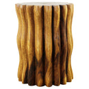 Haussmann Wood Stump End Table Mangrove Root 15 in DIA x 20 in Height Oak Oil