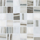 Citylight 12"x12" Polished 2x2 Marble Mosaic closeup view