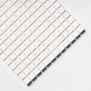Ice white 12"x12" Polished 1x1 Marble Mosaic Product shoot mosaic view 2