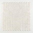 Ice white 11"x11" Polished Herringbone 1x2 Marble Mosaic Product shoot mosaic view 
