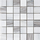 Citylight & Avenza 12"x12" Textured 2x2 Marble Mosaic