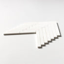 Ice white 12 7/8"x8 9/16" Honed Large Herringbone Marble Mosaic Product shoot mosaic view 2