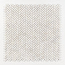 Clear Ice Polished 11"x11" Herringbone 1"x2" Marble Mosaic wall view