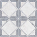 Bear clear ice Avenza, Allure 13 9/16"x13 9/16" Multi Finish Kent Marble Mosaic angle view