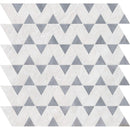 Storm Clear Ice Allure 12 3/8"x12 3/8" Polished Monte Marble Mosaic view