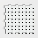 Thassos, Keefer mix 12"x12" Honed Basket Weave Marble Mosaic Product shoot marble mosaic view