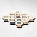 Keefer Mix Blend 12 5/8"x12 5/8" Honed Louna Marble Mosaic angle view