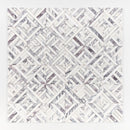 Pitoly Honed Ponte 14 5/16"x14 5/16" Marble Mosaic angle view