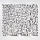 Pitoly Honed Rhomboid 12"x12" Marble Mosaic wall view