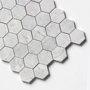 Avalanche Honed Hexagon 2 Marble Mosaic