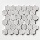 Avalanche Honed Hexagon 2 Marble Mosaic