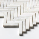 Calacatta Renaissance Honed Ponte & Herringbone Marble Mosaic