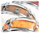 Piccolo Snare Drum 13" x 3.5" by GRIFFIN | 100% Poplar Wood Shell with Black Hickory Finish & Coated Drum Head | Professional Drummers Deluxe Percussion Instrument with Bright Tone & Brilliant Attack