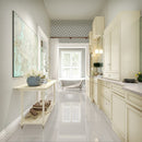 Keefer mix 8"x8 1/16" White Carrara Multi Finish Marina Chevron Marble Mosaic Product shoot mosaic view 2