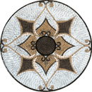 Mosaic Tile Art - Arabesque Medallion