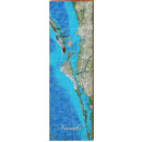 Sarasota Map Home Decor Art Print on Real Wood