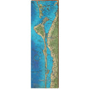 Siesta Key Map | Wall Art Print on Real Wood