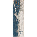 Siesta Key Map Home Decor Art Print on Real Wood