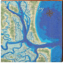 King's Bay, Georgia and Florida | Wall Art Print on Real Wood