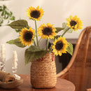 One-Head Artificial Sunflower Stem 19.7" Tall