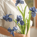 Silk Iris Flower 22" Tall