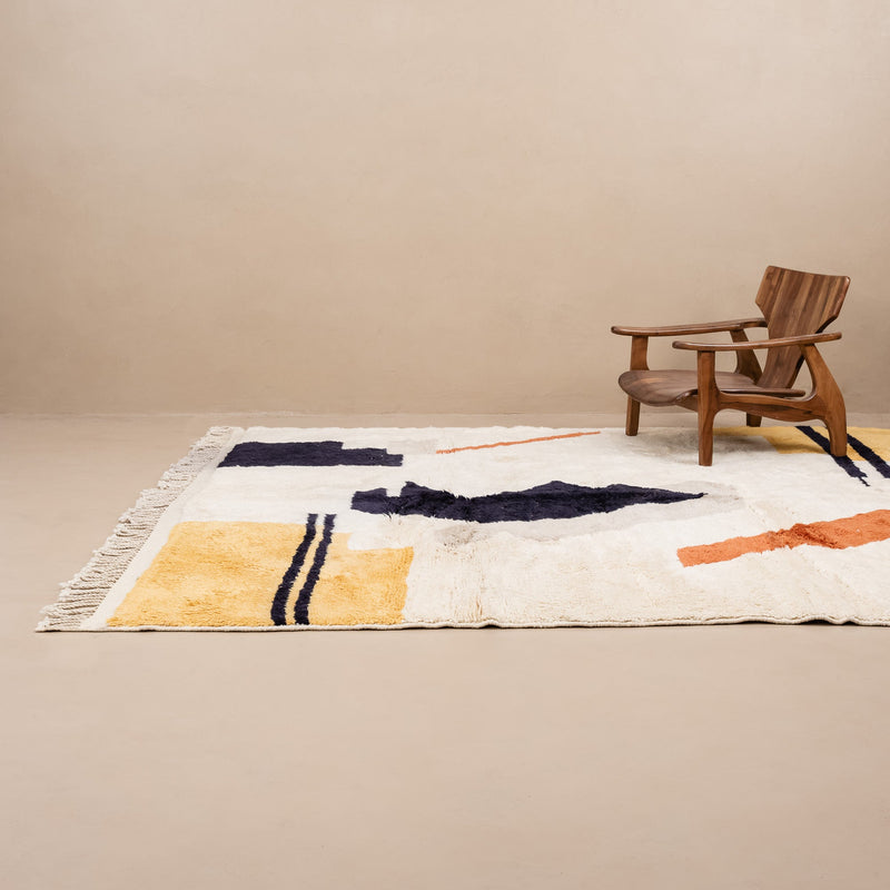 Masnsen - Luxury Shag Moroccan Rug