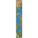Lake Tippecanoe, Indiana Satellite Styled Map Large Wall Art | Wall Art Print on Real Wood