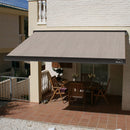 Multiple Awnings Brasilia Slim Premium Full Cassette Manual Retractable Sun Shade Awning (SAK91420)