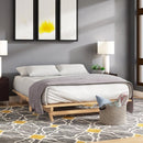 Farmhouse Queen Size Solid Wood Platform Bed Made in USA