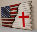 Small Hidden Gun Case with ½ USA Flag and ½ Graphic Design