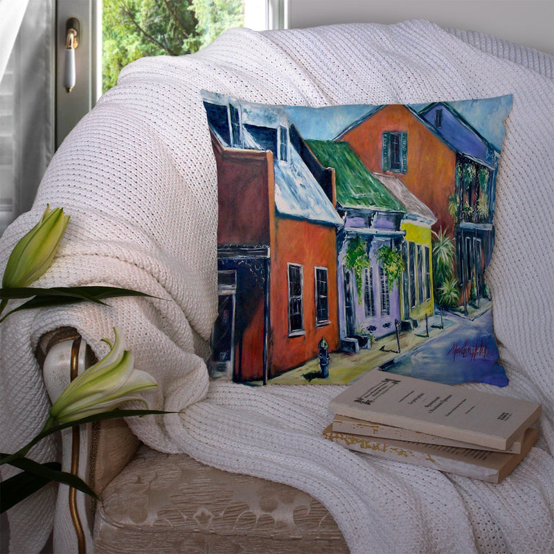 Somewhere Close Houses Fabric Decorative Pillow MW1350PW1414