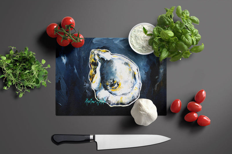 Blue Star Oyster Glass Cutting Board