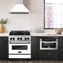 ZLINE 30" Autograph Stainless Wall Range Hood KB4SNZ-WM30-MB