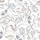 Pastel Color Leaves Wallpaper