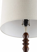 Motozintla Dark Brown Wood Floor Lamp
