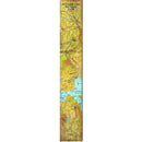 Yellowstone National Park Map Home Decor Art Print on Real Wood