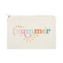 Made For Summer Cotton Canvas Cosmetic Bag