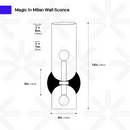 Magic In Milan Sconce