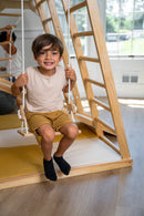 Magnolia Cocomelon 7-in-1 Wooden Indoor Playset – Montessori Climber for Toddlers