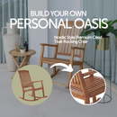 Telluride Oiled Teak Outdoor Patio Rocking Chair