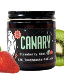 Strawberry + Kiwi Toothpaste Tablets | Plastic-Free | Kids Toothpaste Tablets with Nano Hydroxyapatite