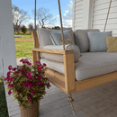 Amish Casual Malvern Porch Swing Bed, 5 Ft Unfinished
