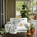 Amish Casual Malvern Porch Swing Bed, 6 Ft White